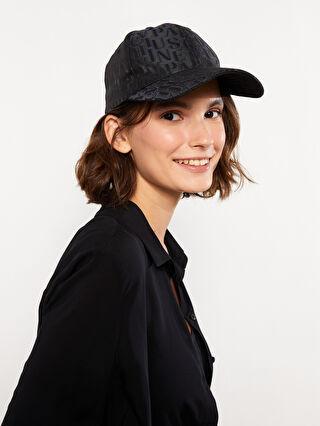 کلاه کپ زنانه سیاه السی وایکیکی W20576Z8 ا Yazı Nakışlı Kadın Kep Şapka|پیشنهاد محصول