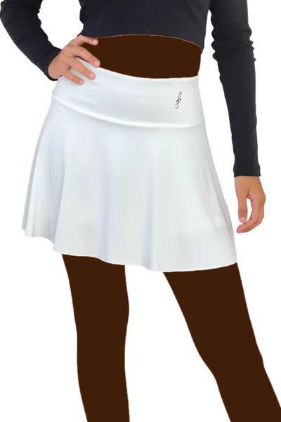 دامن اسپرت کوتاه زنانه - شلوارک متصل سفید برند FITCLOCKS|پیشنهاد محصول