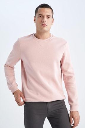 پلیور مردانه صورتی دیفاکتو T3777AZ22AU ا Regular Fit Bisiklet Yaka Basic Pamuklu Sweatshirt|پیشنهاد محصول