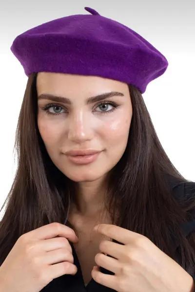 کلاه برت فرانسوی زنانه بنفش|پیشنهاد محصول
