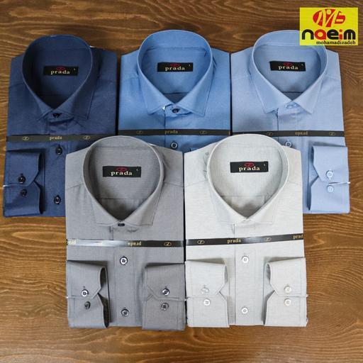 پیراهن جعبه ای مردانه طرح ریز Prada سایز L و xl|پیشنهاد محصول