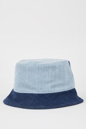 کلاه زنانه آبی دیفاکتو W7196AZ22SM ا Kadın Bucket Şapka|پیشنهاد محصول