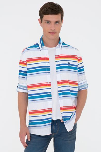 پیراهن مردانه برند پولو ( US POLO ASAN ) مدل پیراهن سفید آستین بلند - کدمحصول 374610|پیشنهاد محصول