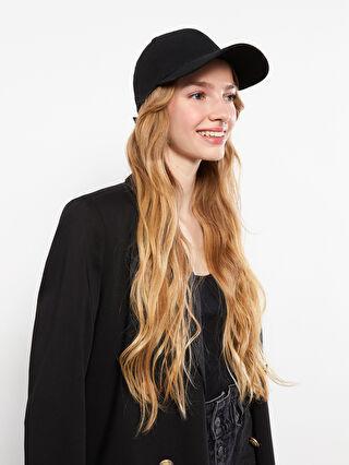 کلاه کپ زنانه سیاه السی وایکیکی W20581Z8 ا Düz Kadın Kep Şapka|پیشنهاد محصول