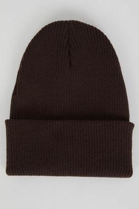 کلاه زمستانی زنانه قهوه ای دیفاکتو R7545AZ22WN ا Kadın Basic Triko Bere|پیشنهاد محصول