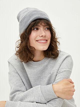 کلاه زمستانی زنانه طوسی السی وایکیکی W12103Z8 ا Kadın Triko Bere|پیشنهاد محصول