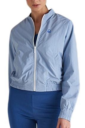 خرید اینترنتی سوییشرت زنانه آبی بنتون BNT-W226 ا Kadın Sweat Bnt-w226|پیشنهاد محصول