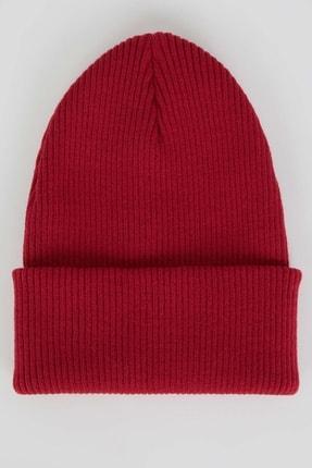 کلاه زمستانی زنانه قرمز دیفاکتو R7545AZ22WN ا Kadın Basic Triko Bere|پیشنهاد محصول