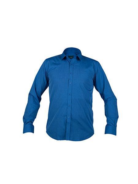 پیراهن اسلیم فیت مردانه نخی کلاسیک مدل 0197 آبی تیره XL  سراآلبا|پیشنهاد محصول