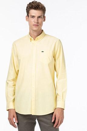 پیراهن آستین بلند مردانه زرد لاکوست CH2979 ا Erkek Regular Fit Renkli Gömlek CH2979|پیشنهاد محصول