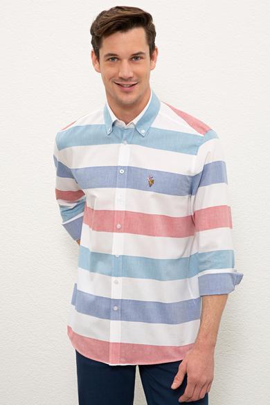 پیراهن مردانه برند پولو ( US POLO ASAN ) مدل پیراهن سفید آستین بلند - کدمحصول 380263|پیشنهاد محصول