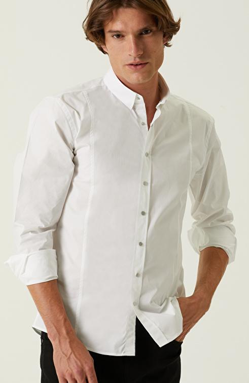 پیراهن مردانه برند نتورک ( NETWORK ) مدل پیراهن سفید باریک - کدمحصول 169996|پیشنهاد محصول