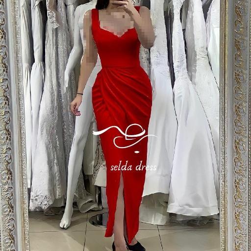 خرید لباس مجلسی زنانه و دخترانه شیک و جدید ۱۳۱۶ - قرمز / ۳۸ ا 1316|پیشنهاد محصول