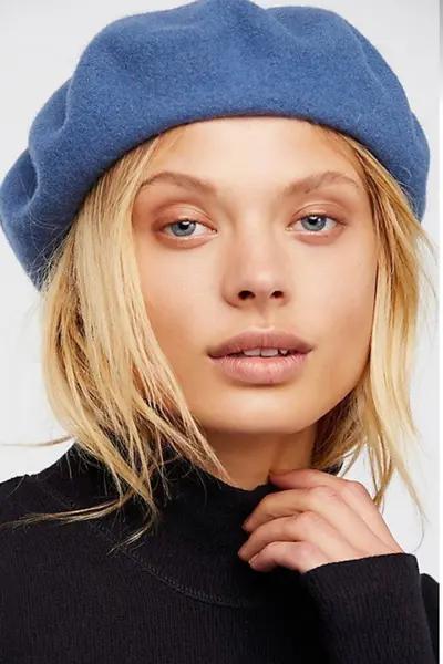 کلاه برت فرانسوی زنانه آبی نیلی|پیشنهاد محصول