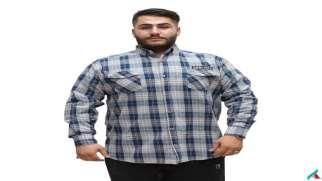 پیراهن سایز بزرگ مردانه کد محصولNfm3307|پیشنهاد محصول
