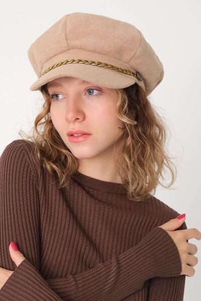 کلاه مدل ملوانی زنانه خاکی برند Addax|پیشنهاد محصول