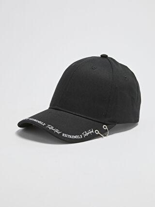 خرید اینترنتی کلاه کپ زنانه سیاه السی وایکیکی W11962Z8 ا Slogan Baskılı Kadın Şapka|پیشنهاد محصول