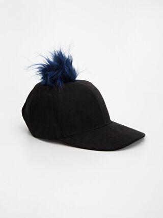خرید اینترنتی کلاه کپ زنانه سیاه السی وایکیکی 8W2430Z8 ا Şapka|پیشنهاد محصول