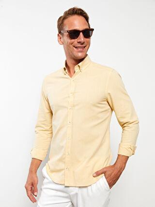 پیراهن آستین بلند مردانه السی وایکیکی ا Slim Fit Uzun Kollu Oxford Erkek Gömlek|پیشنهاد محصول