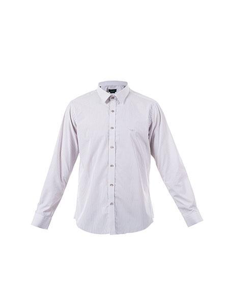 پیراهن اسلیم فیت مردانه نخی کلاسیک مدل 0555 کرم L سراآلبا|پیشنهاد محصول