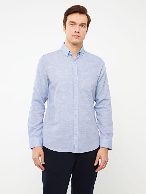 پیراهن مردانه - محصول برند LCWAIKIKI Basic ال سی وایکیکی ترکیه - کد محصول : lc_waikiki-6332707|پیشنهاد محصول