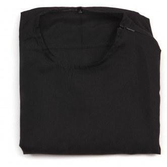 پیراهن مشکی آستین بلند یقه گرد سرشانه زیپ (700314)|پیشنهاد محصول