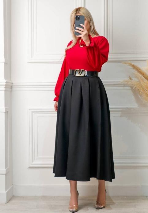 لباس مجلسی مدل بیتا - قرمز / سایز2--40/42 ا Dress and short night|پیشنهاد محصول