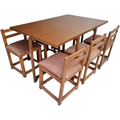 میز و صندلی ناهارخوری ۶ نفره گالری چوب آشنایی مدل ۷۲۰|پیشنهاد محصول