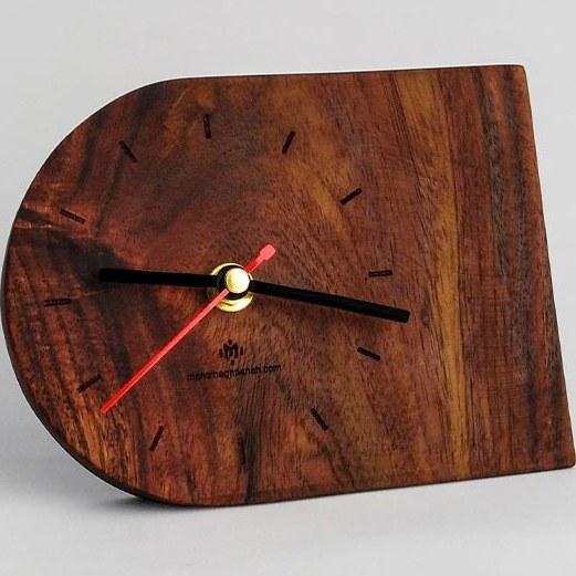 ساعت چوبی رومیزی طرح اقاقیا|پیشنهاد محصول