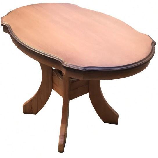 میز ناهار خوری چوبی اسپرسان چوب مدل z09 - قهوه‌ای روشن براق|پیشنهاد محصول