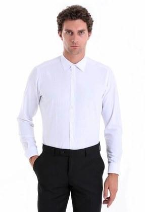 پیراهن پنبه ای مردانه سفید حاتم اوغلو Hatemoglu (برند ترکیه)|پیشنهاد محصول