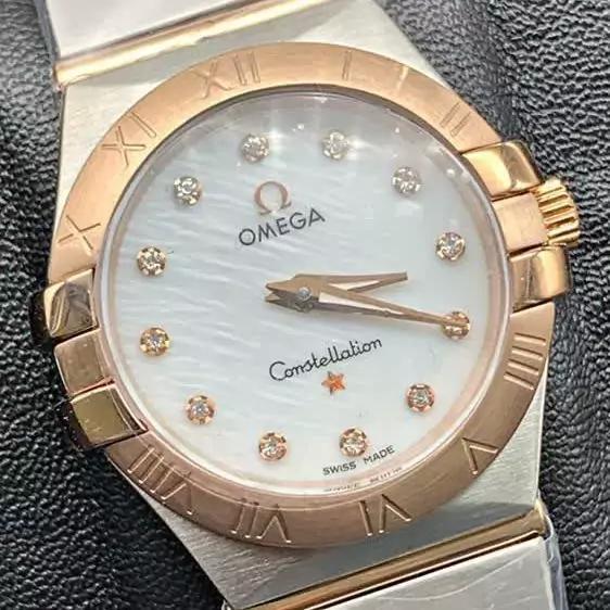 ساعت دخترانه و زنانه امگا مدل کانسلیشن با کیفیت عالی Omega |باسلام