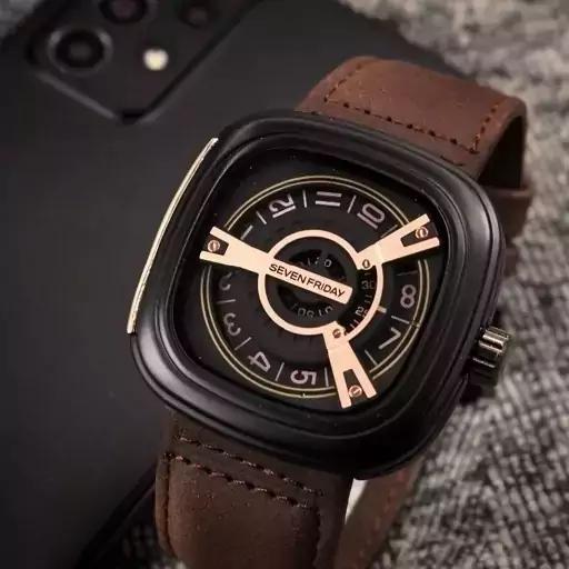 ساعت مچی مردانه سون فرایدی sevenfriday صفحه مربع|باسلام