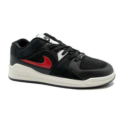 کفش و کتانی مردانه مدل NIKE نایک رنگ مشکی زیره سفید قرمز کد 667164|کتونی خان