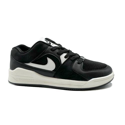 کفش و کتانی مردانه مدل NIKE نایک رنگ مشکی زیره سفید کد 667162|کتونی خان