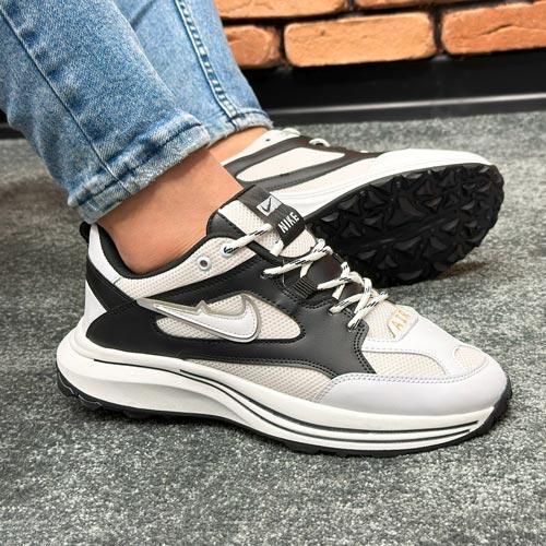 کتونی اسپرت مردانه مدل نایک NIKE رنگ سفید مشکی کد 41010|کتونی خان