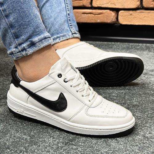 کفش کتانی اسپرت مردانه رنگ سفید مدل نایک NIKE AIR FORCE کد 71122|کتونی خان