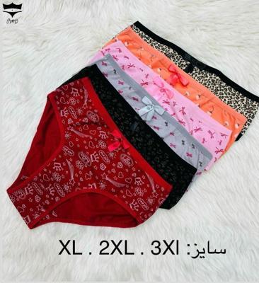 شورت نخی طرح ترک کد2273👙 بسته 12 تایی سایز 2XL|عمده لباس