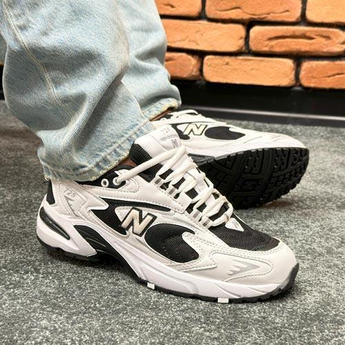 کتونی اسپرت مردانه و زنانه مدل نیوبالانس725 NEW BALANCE رنگ سفید مشکی کد 9993|کتونی خان