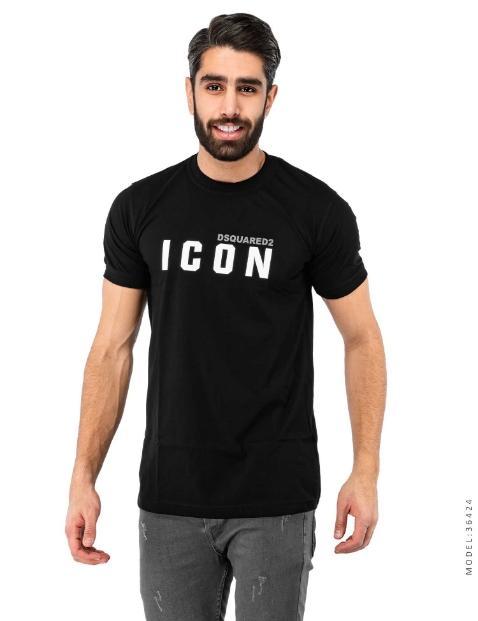 تیشرت یقه گرد مردانه Icon مدل 36424|ایران مالز