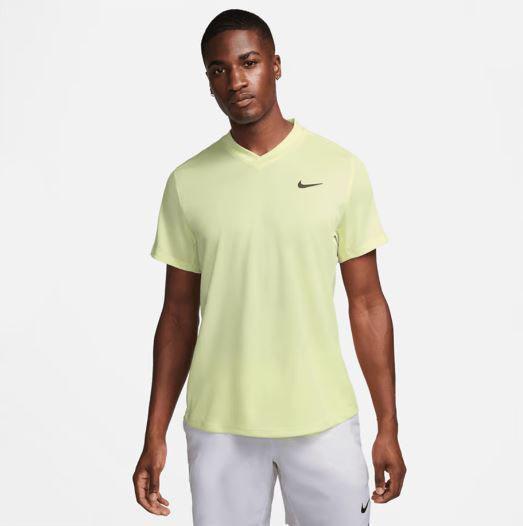 تی شرت تنیس مردانه نایک NikeCourt Dri-FIT Victory- زرد|تنیس شاپ