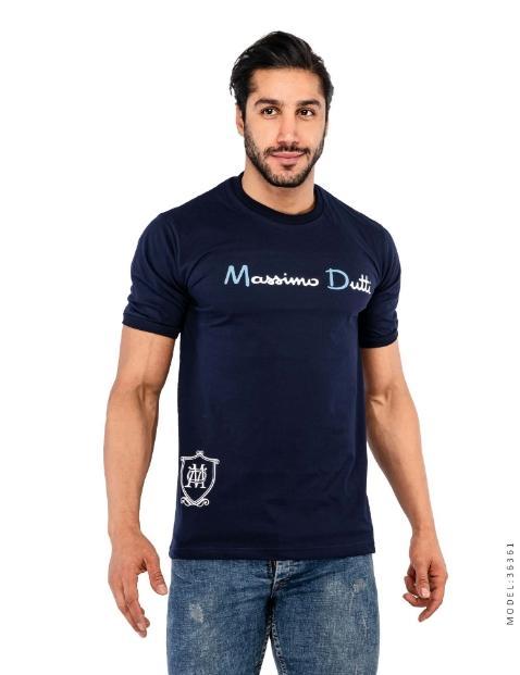 تیشرت یقه گرد مردانه Massimo Dutti مدل 36361|ایران مالز