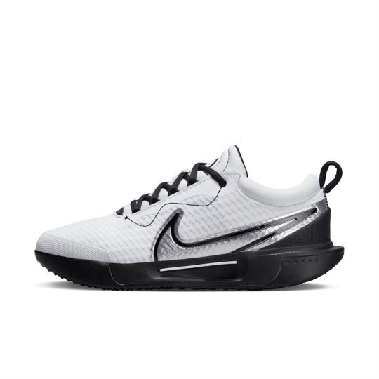 کفش تنیس زنانه نایک NikeCourt Air Zoom Pro- سفید/مشکی|تنیس شاپ