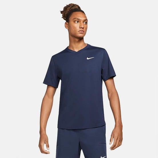 تی شرت تنیس مردانه نایک NikeCourt Dri-FIT Victory- سرمه ای|تنیس شاپ