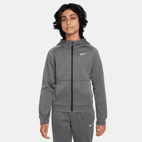 سویشرت تنیس پسرانه نایک Nike Therma-FIT- طوسی|تنیس شاپ