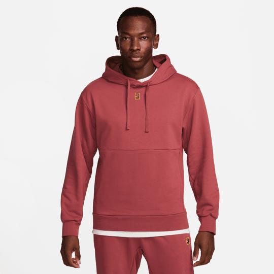 هودی تنیس مردانه نایک NikeCourt Fleece Hoodie- زرشکی|تنیس شاپ