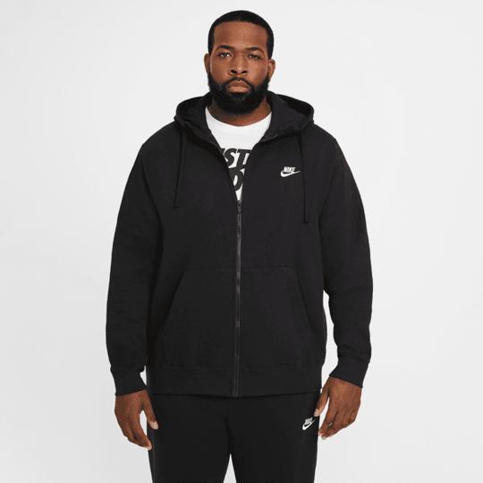 سویشرت ورزشی مردانه نایک Nike Sportswear Club Fleece- مشکی|تنیس شاپ