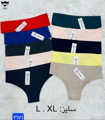 شورت لامبادا لیزری دوسایز درجین L.XLکد ۲۱۷۱👙 بسته 12 تایی ث|عمده لباس