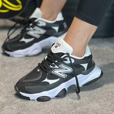 کفش کتونی اسپرت نیوبالانس (New Balance) مدل 9060 رنگ مشکی سفید|باسلام