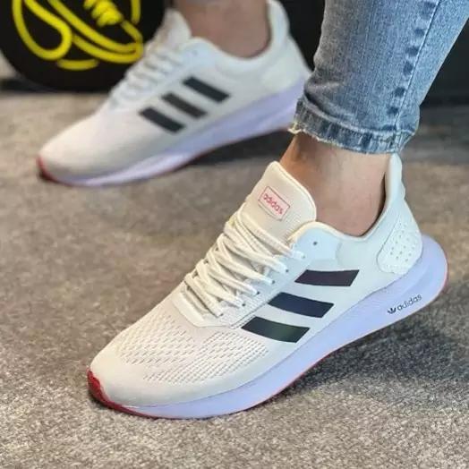 کفش کتونی راحتی آدیداس (Adidas)  رنگ سفید|باسلام (کفش مرجان)